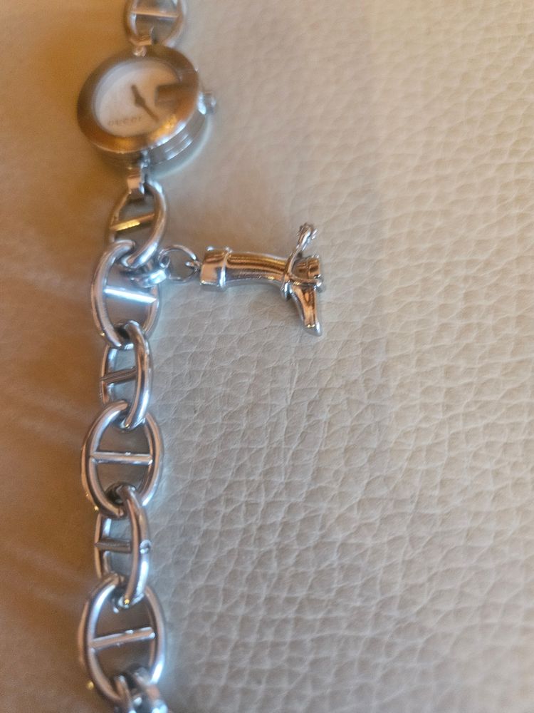 Gucci Silver 107 Chain Bracelet Watch image 3