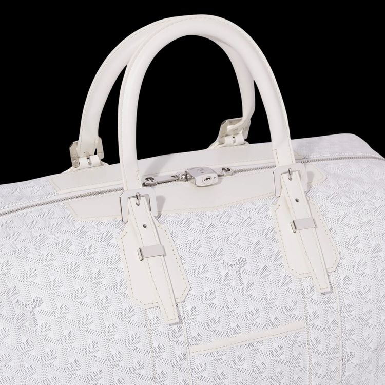 Goyard Bowling 45 Bag White image 3