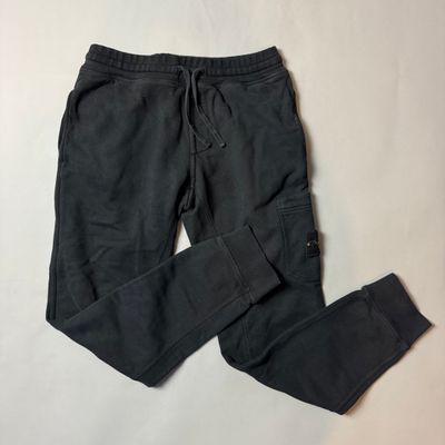 Stone Island Black Joggers - Medium