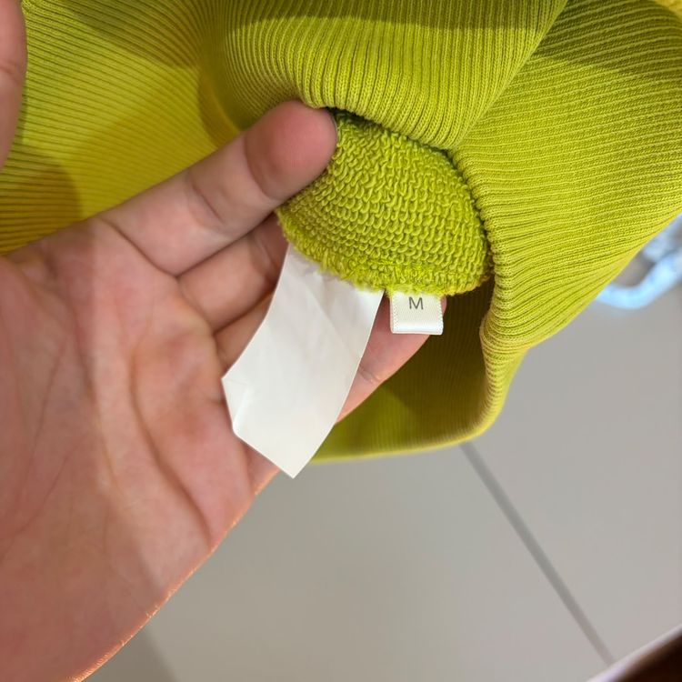 Givenchy Citrus Green Embroidered Logo Oversized Hoodie image 4