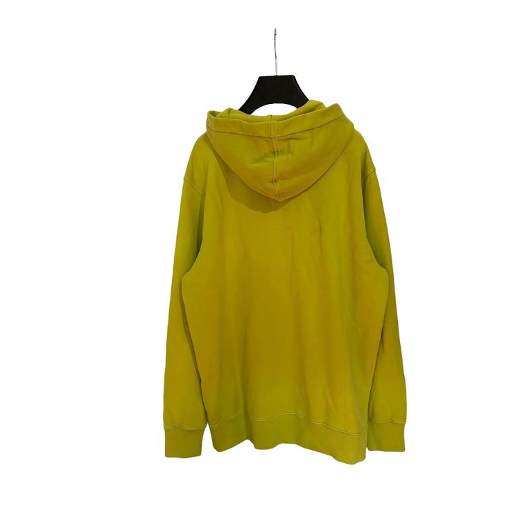 Givenchy Citrus Green Embroidered Logo Oversized Hoodie image 5