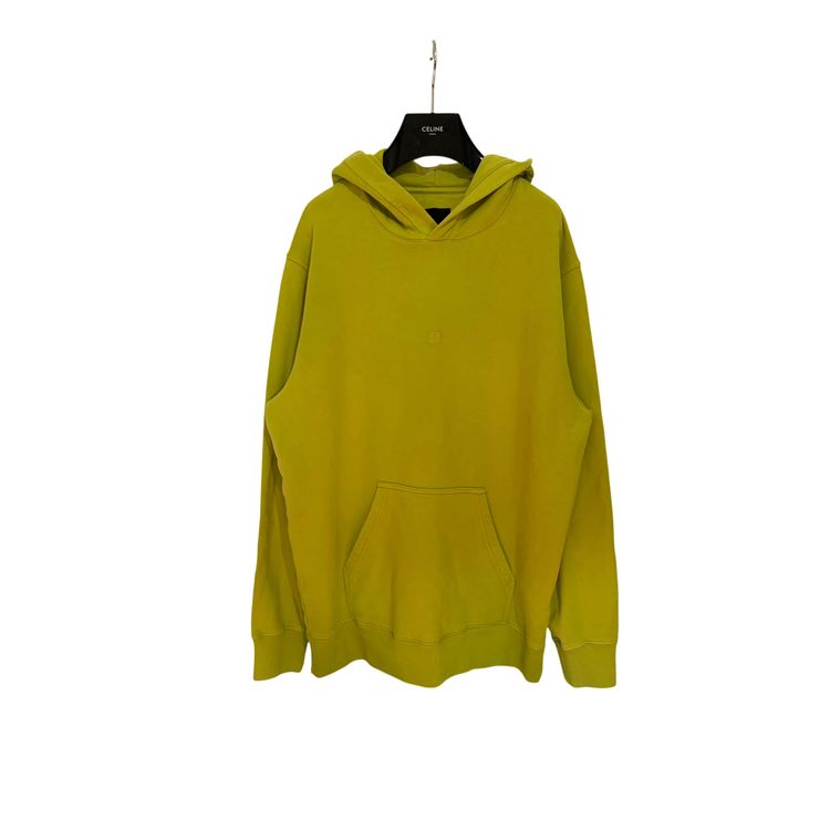 Givenchy Citrus Green Embroidered Logo Oversized Hoodie
