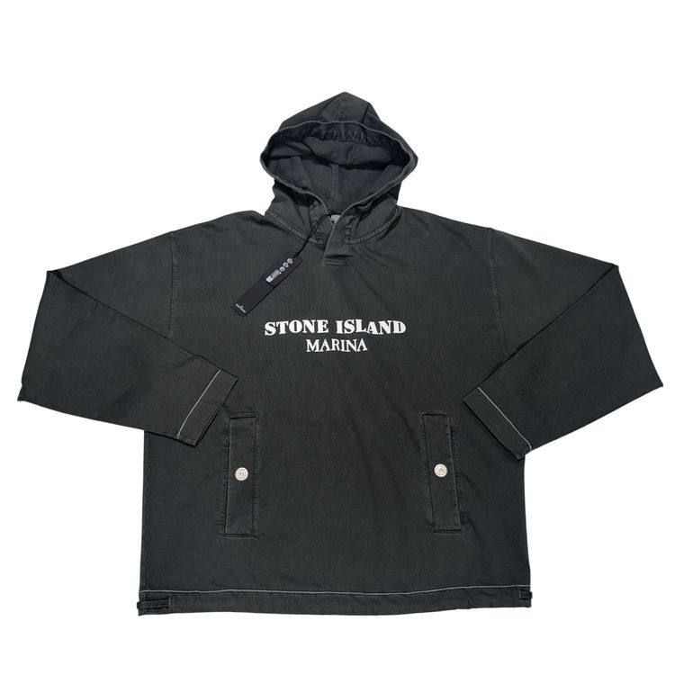 Stone Island Marina Black Hooded Jacket