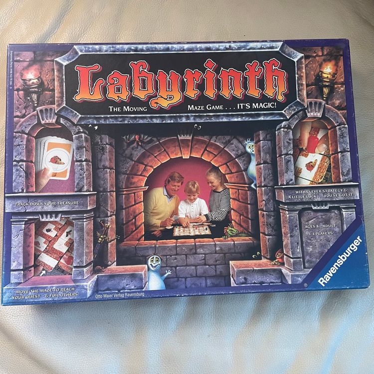 Vintage Labyrinth 1992 Board Game Ravensburger Adventure Fantasy Family Party   