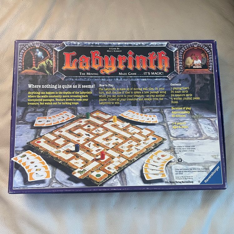 Vintage Labyrinth 1992 Board Game Ravensburger Adventure Fantasy Family Party    image 2