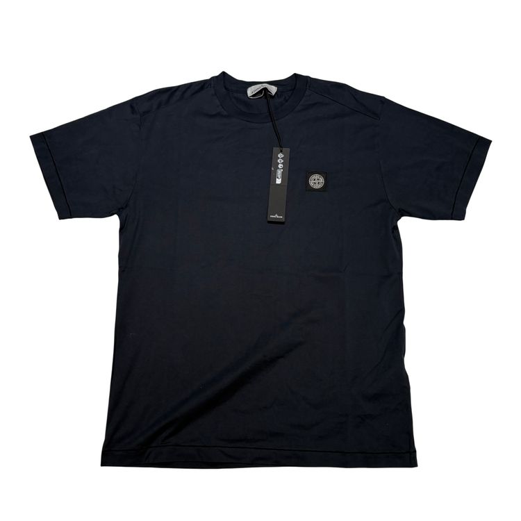 Stone Island Logo Patch Navy T-shirt