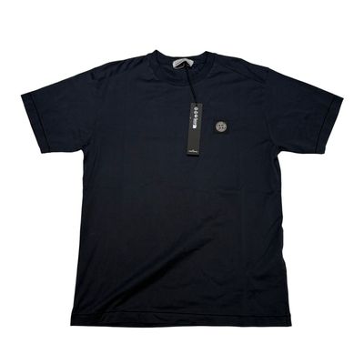 Stone Island Logo Patch Navy T-shirt