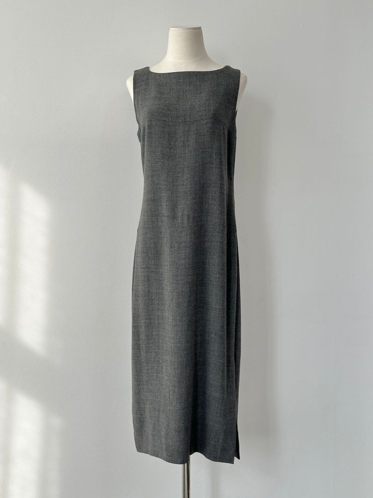 Marella 2000s Wool Sleevless Maxi Dress - M-L image 1