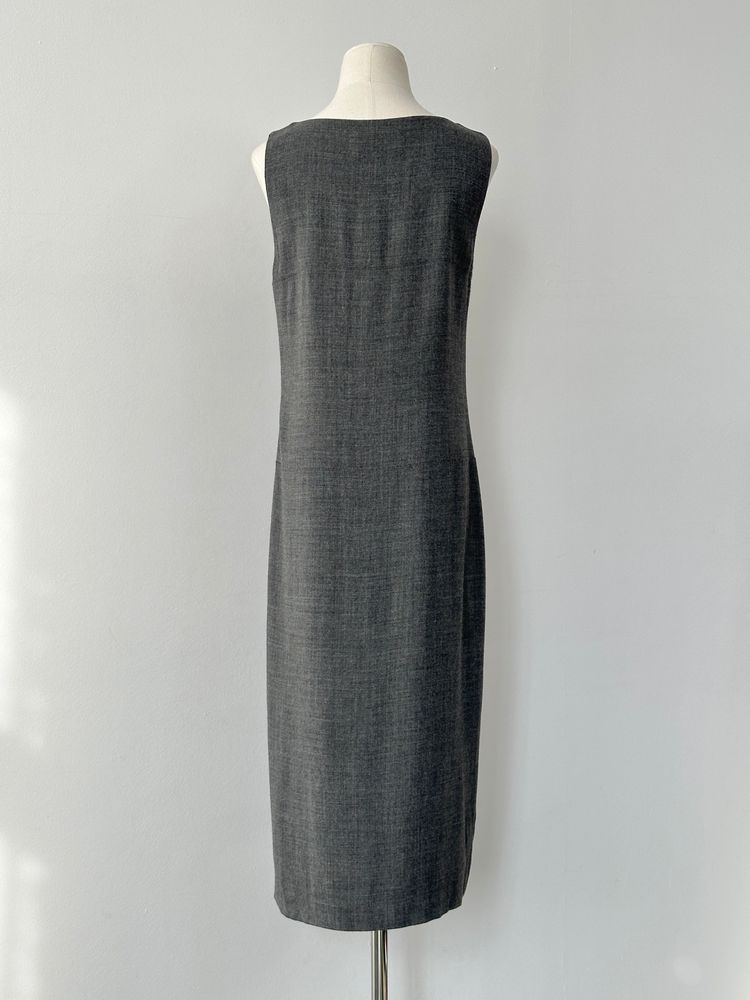 Marella 2000s Wool Sleevless Maxi Dress - M-L image 3