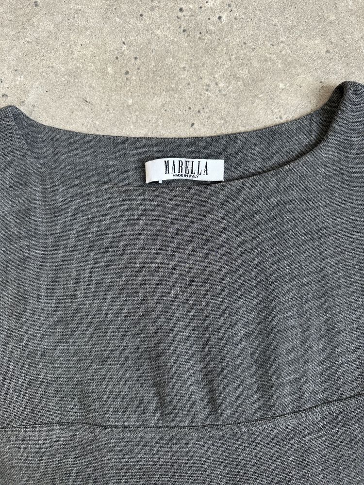 Marella 2000s Wool Sleevless Maxi Dress - M-L image 5