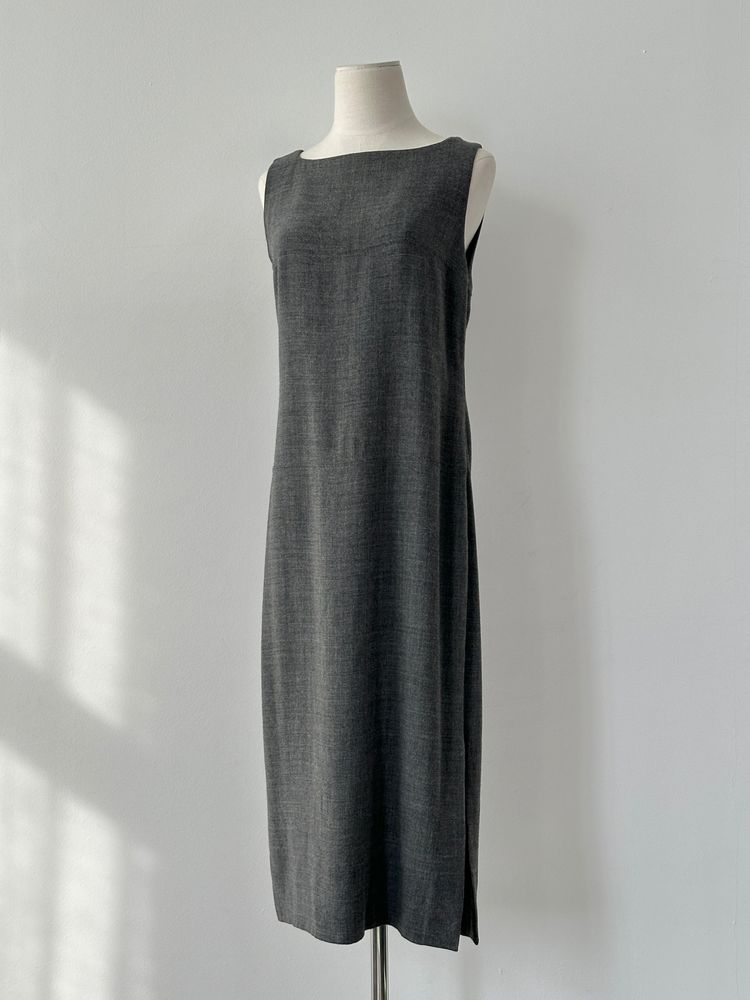 Marella 2000s Wool Sleevless Maxi Dress - M-L image 8