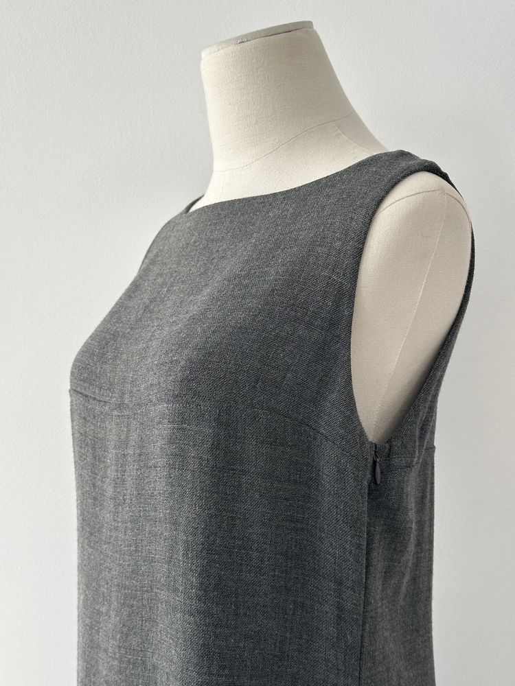 Marella 2000s Wool Sleevless Maxi Dress - M-L image 7