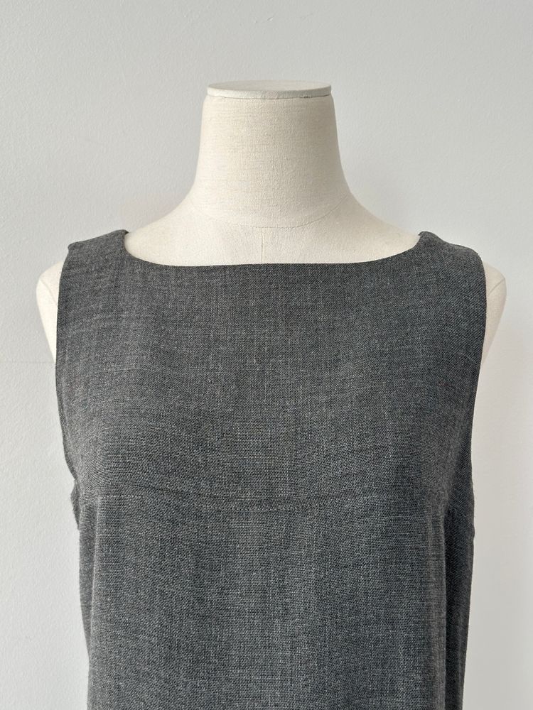 Marella 2000s Wool Sleevless Maxi Dress - M-L image 6