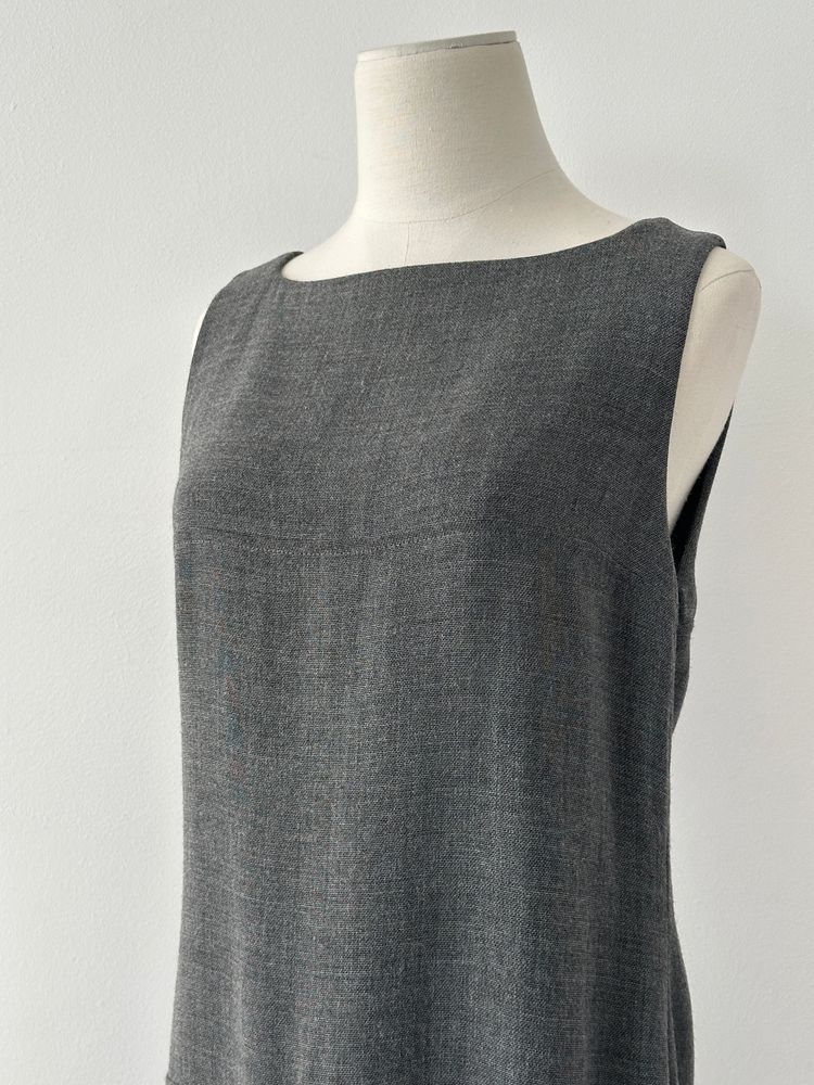 Marella 2000s Wool Sleevless Maxi Dress - M-L image 2