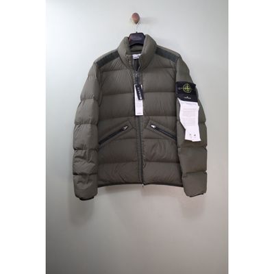 Stone Island Khaki Seamless Tunnel Down Jacket