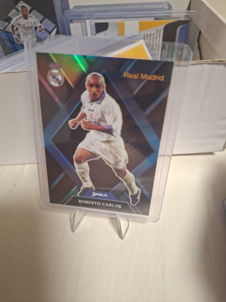 Roberto Carlos numerada daka Real Madrid Football Card