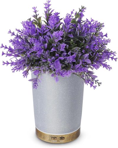 Lavender Plant Air Humidifier Cold Mist Aroma Diffuser Essential Oil Purifier UK