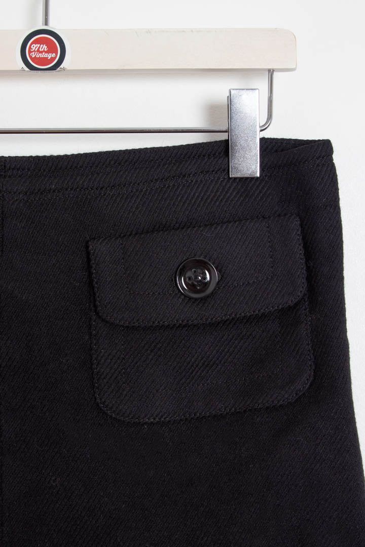 Women's Burberry Wool Mini Skirt (UK 10) obraz 2