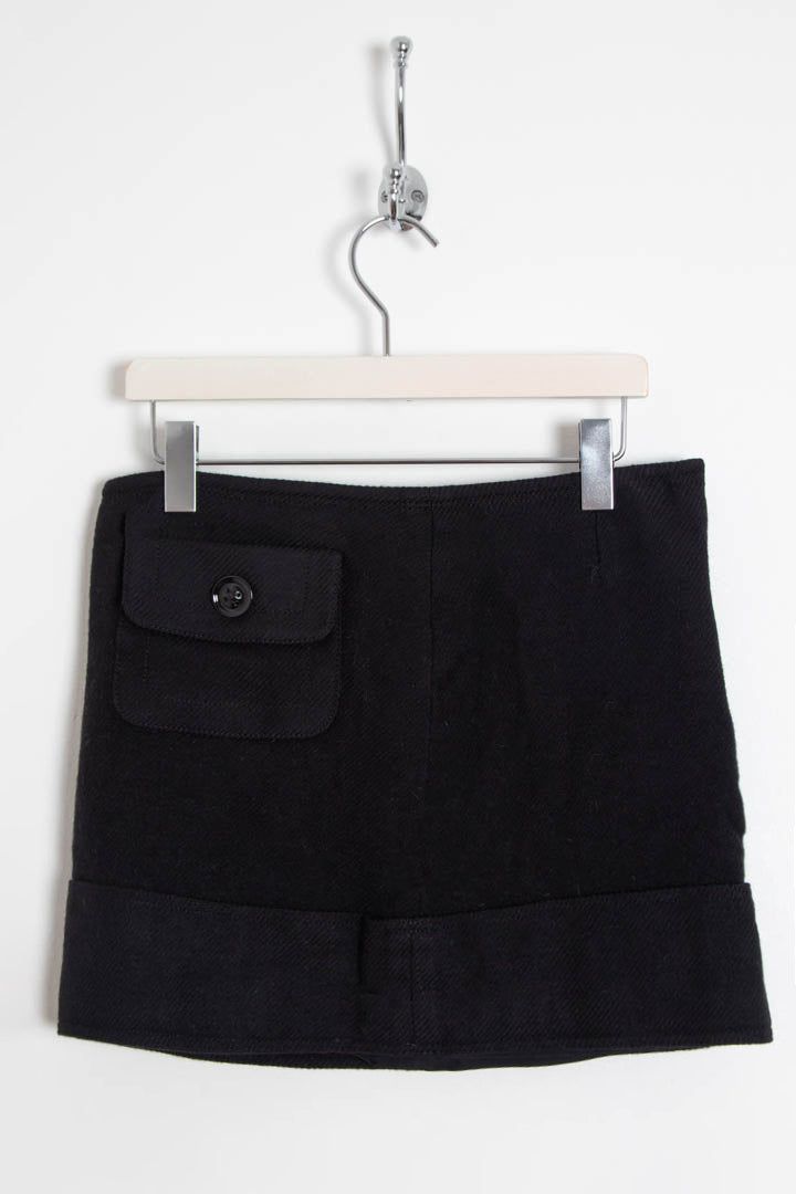 Women's Burberry Wool Mini Skirt (UK 10) obraz 3