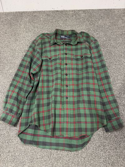 Polo By Ralph Lauren Green Plaid Shirt