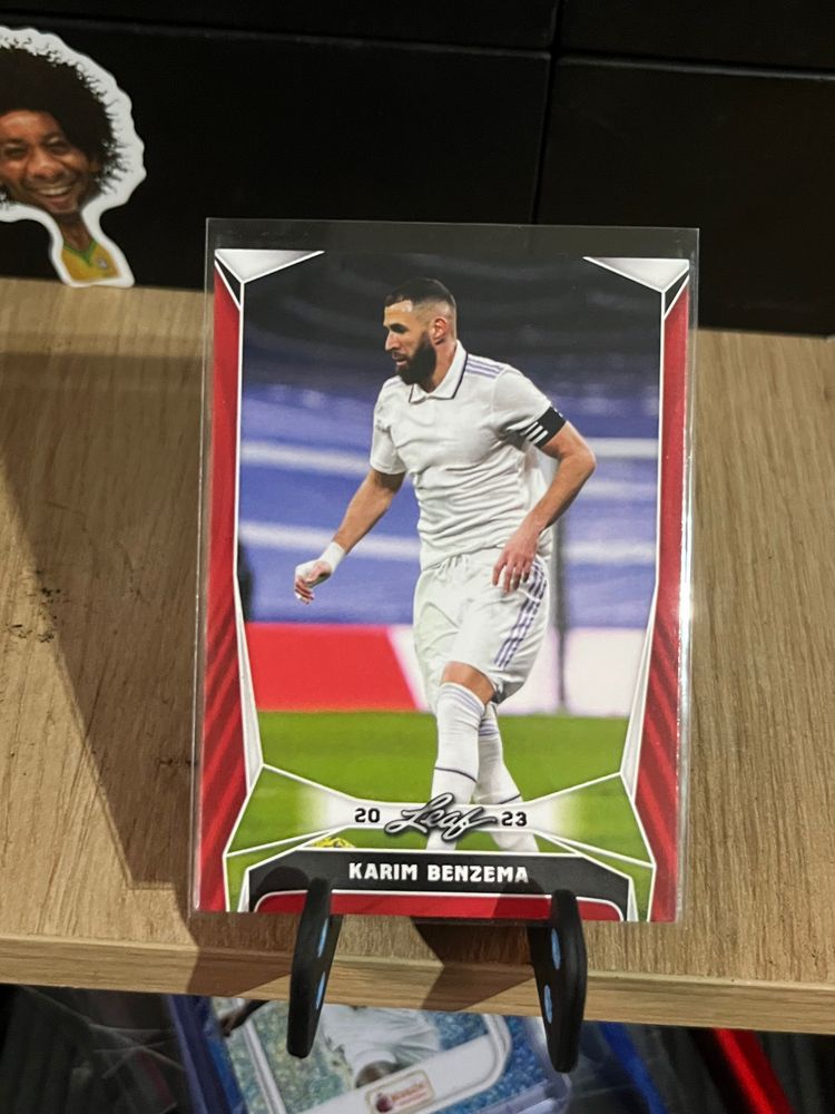 Leaf Base Karim Benzema Football Trading Card