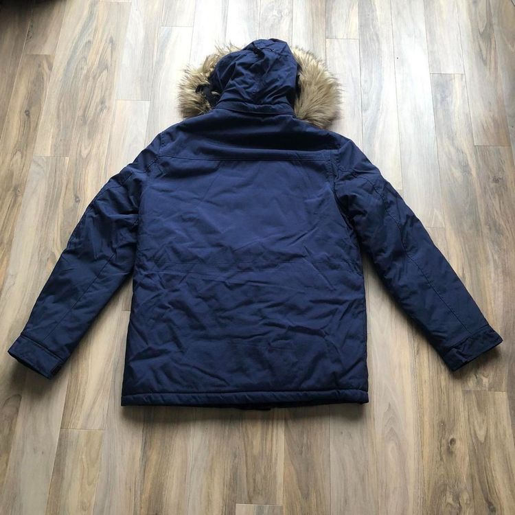 *VINTAGE* Tommy Hilfiger Winter Parka Coat, L, Navy *RETRO* image 4