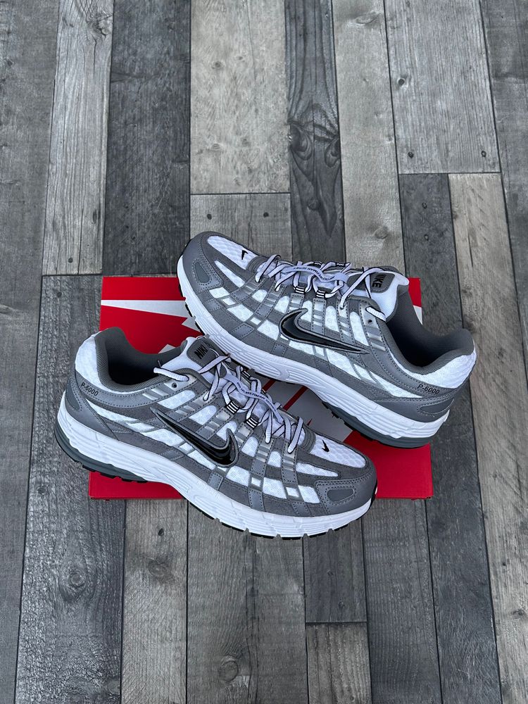 Nike P-6000 Trainers - ‘Metallic Cool Grey’ - Size UK 9  10