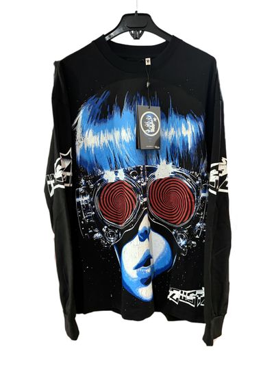 Hellstar Black Graphic Long Sleeve Shirt
