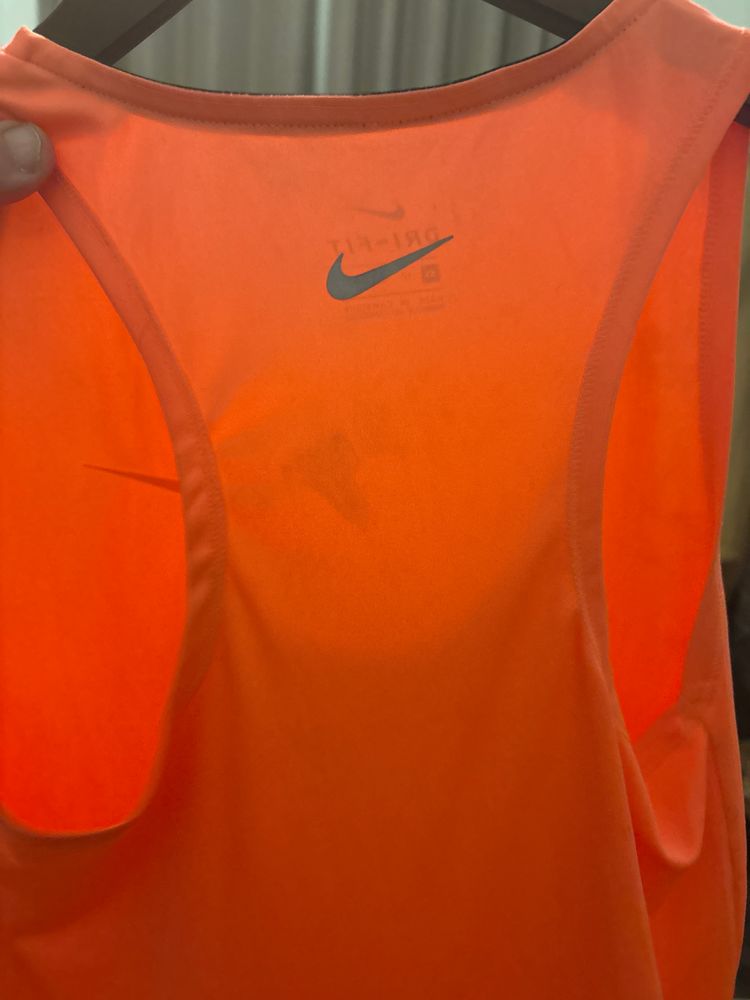 Nike Orange Running Tank Top 2