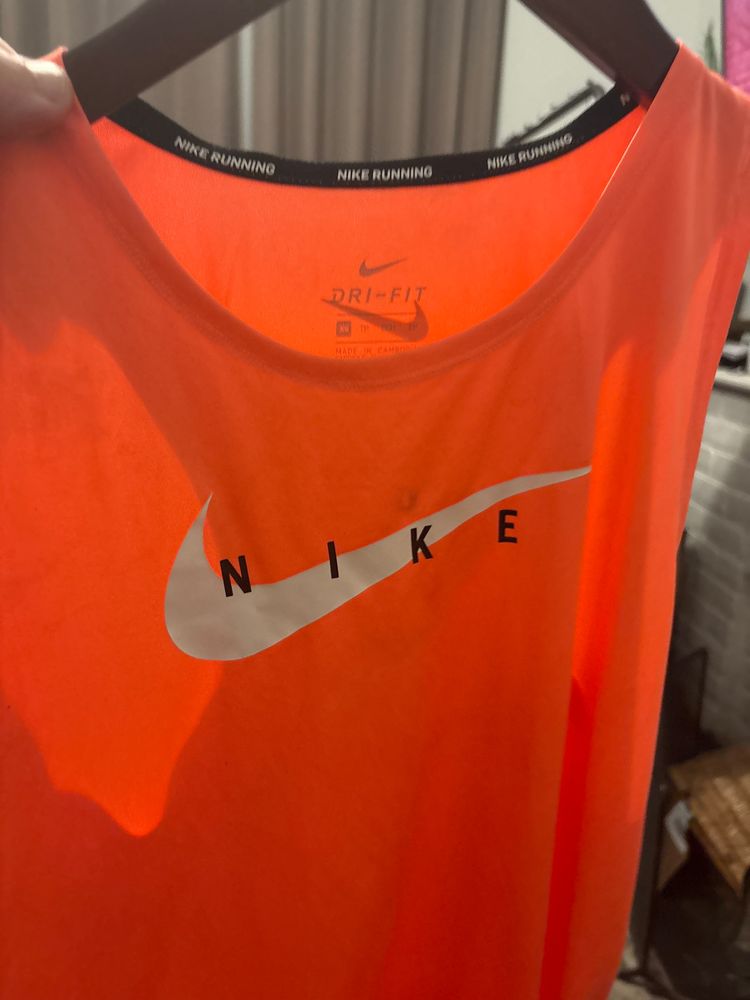 Nike Orange Running Tank Top