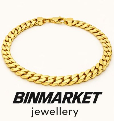 NASZYJNIK CUBAN 8mm STAL+ ZŁOTO