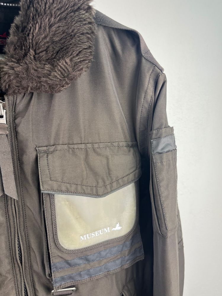 Other brown jacket with fur collar product image