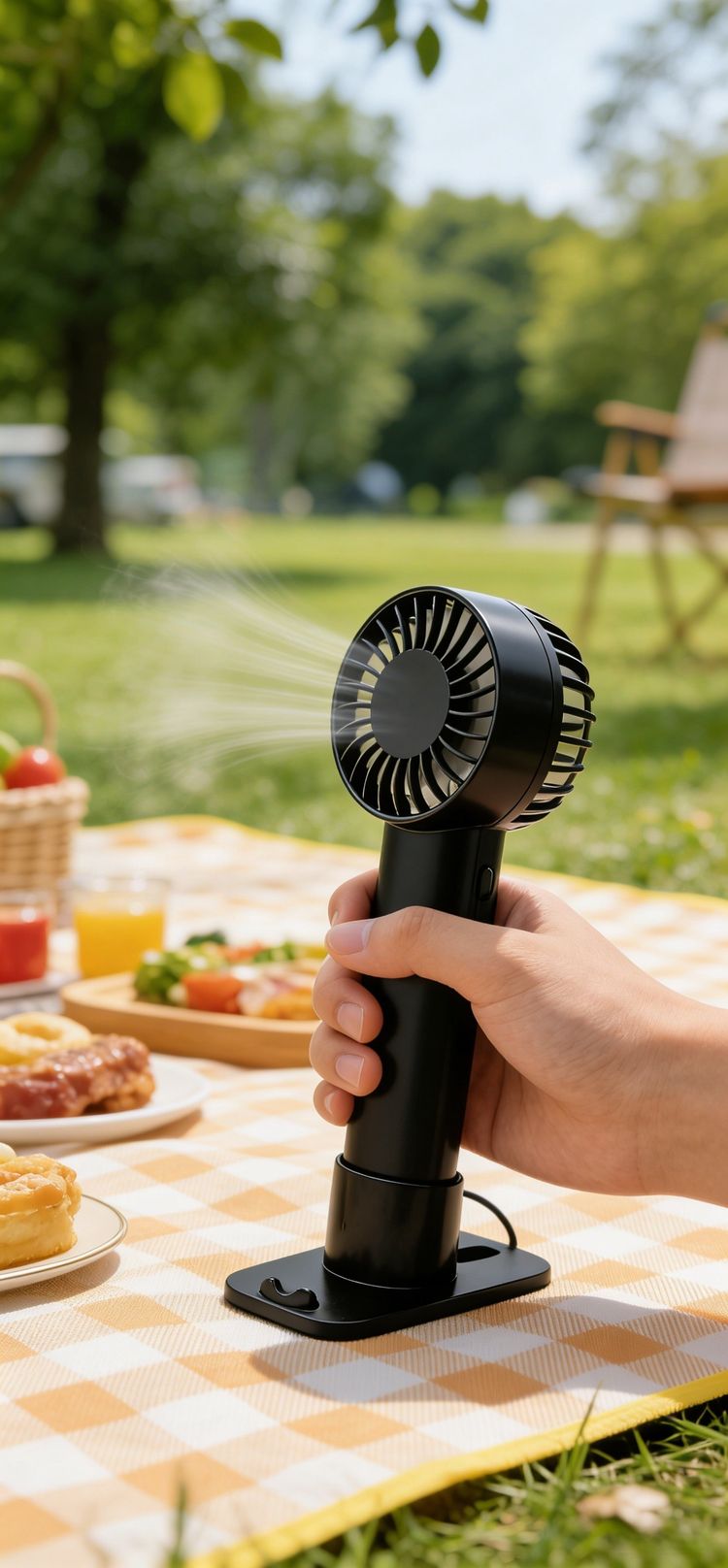 Handheld Misting Fan