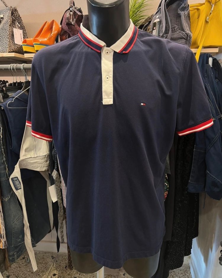 Tommy Hilfiger Navy Polo Shirt image 1