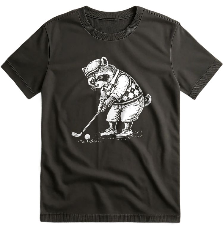 RACCOON GOLFER 026 T Shirt 5