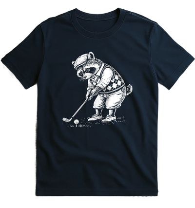 RACCOON GOLFER 026 T Shirt 2