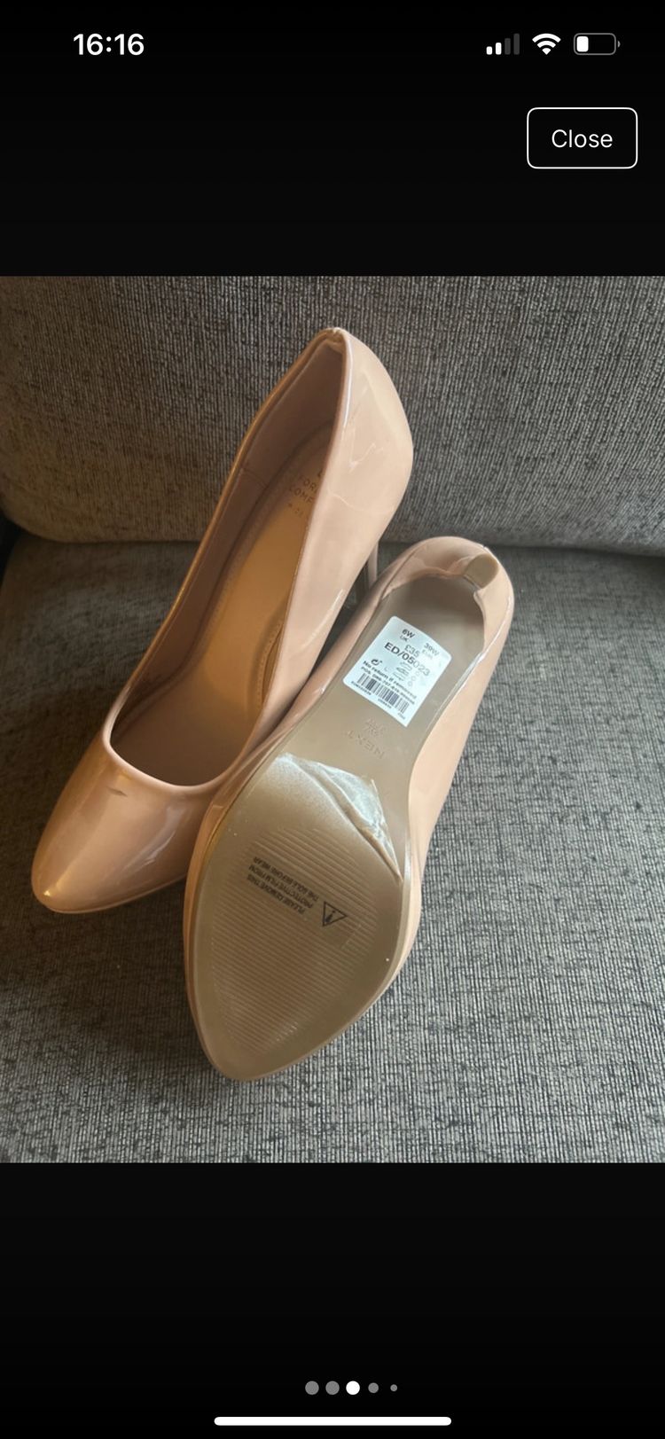 Beige High Heel Pumps 3