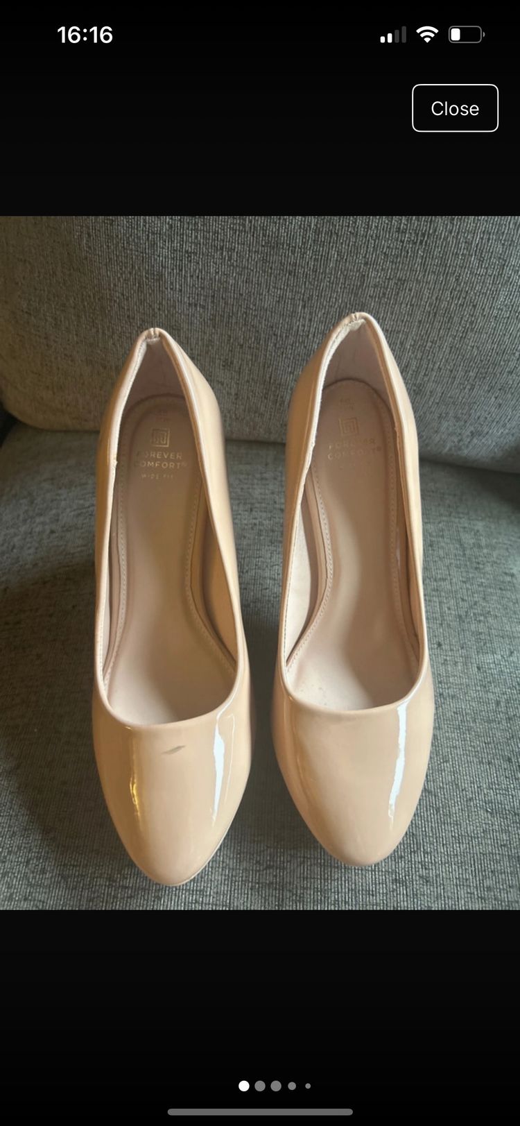 Beige High Heel Pumps 2