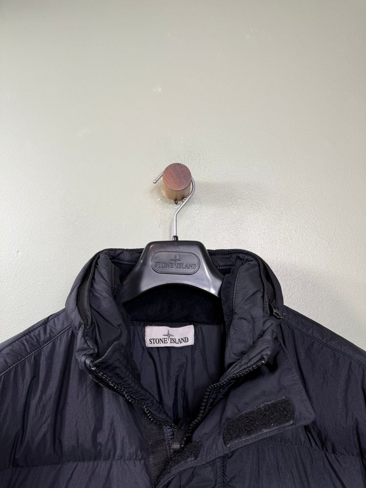Stone Island Black Crinkle Reps Down Jacket image 5