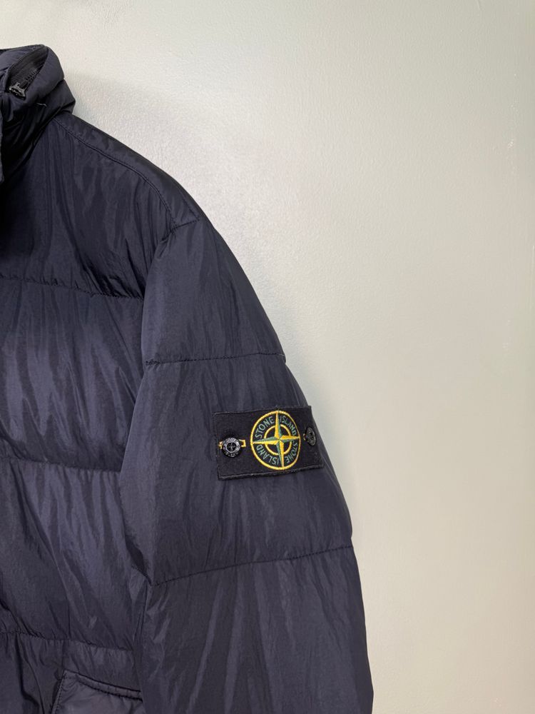 Stone Island Black Crinkle Reps Down Jacket image 4