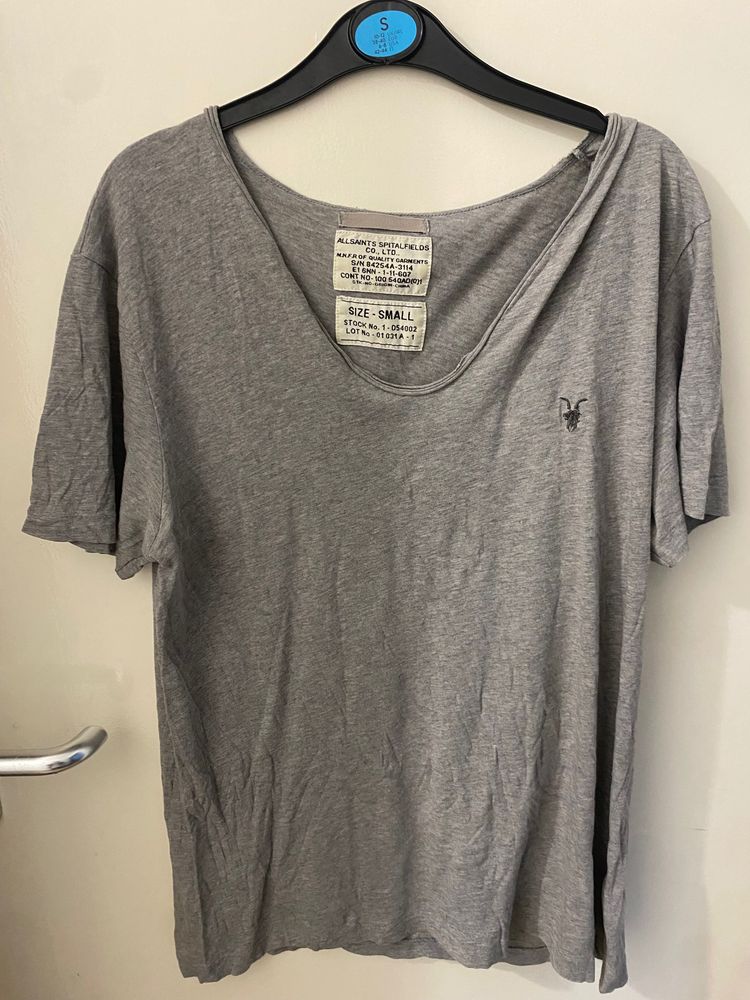 All saints Grey T-Shirt