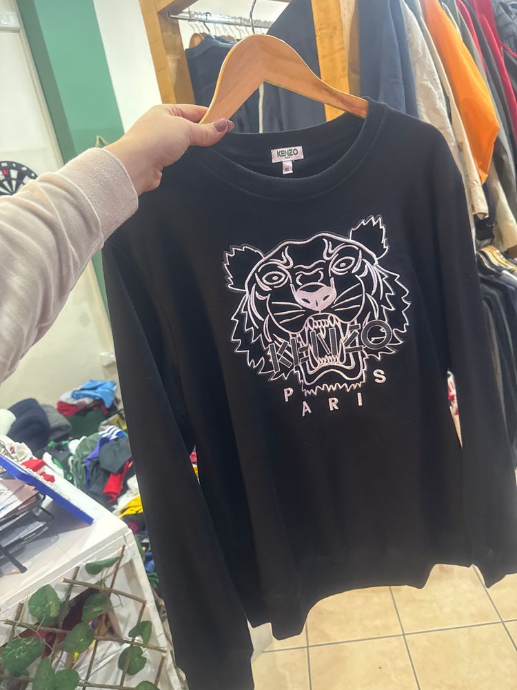 Kenzo Kenzo black sweatshirt with tiger graphic product image