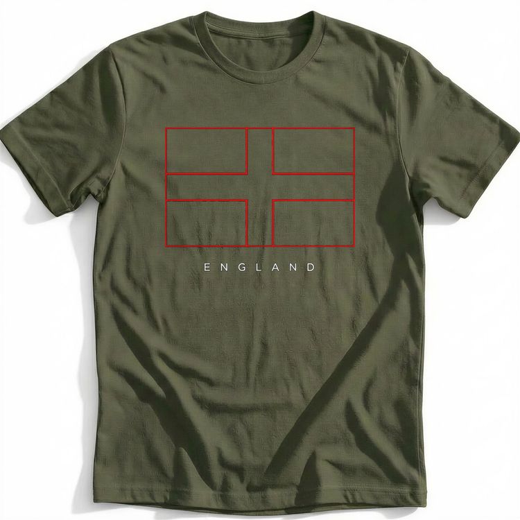 MINIMAL-LINE-ENGLAND-FLAG T-Shirt 3