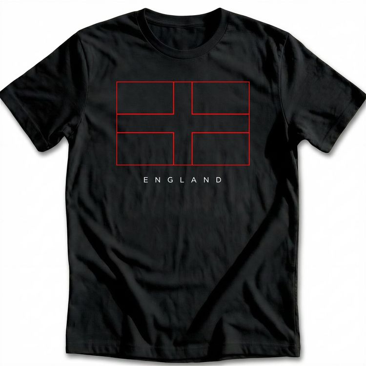 MINIMAL-LINE-ENGLAND-FLAG T-Shirt 2