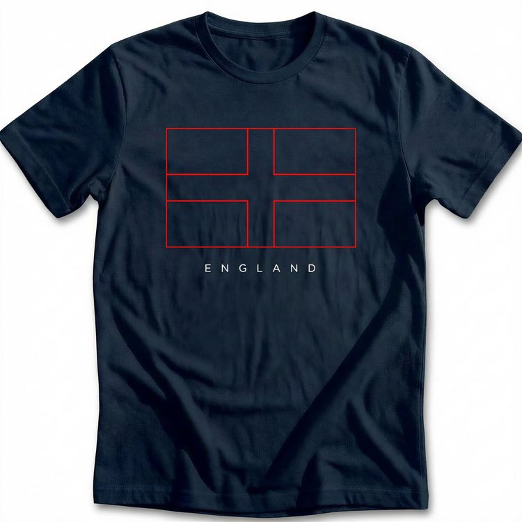 MINIMAL-LINE-ENGLAND-FLAG T-Shirt 5
