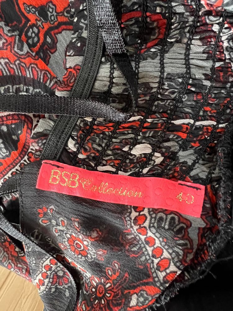 back to school drop | small red and black patterned dress obraz 6