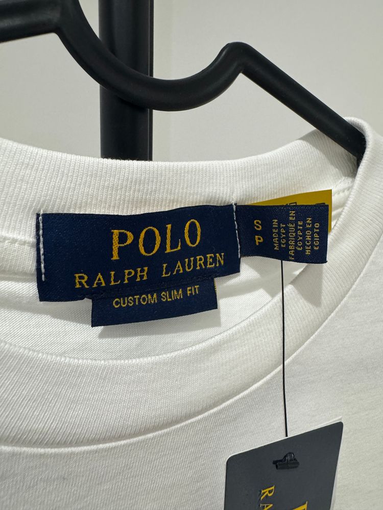 Polo Ralph Lauren White T-Shirt With Bear Graphic image 2
