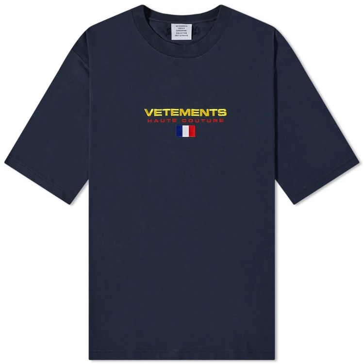 Vetements Haute Couture Tee Navy