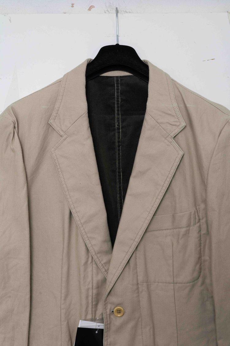 Y's for men Yohji Yamamoto Beige Cotton Twill Workwear Blazer image 12