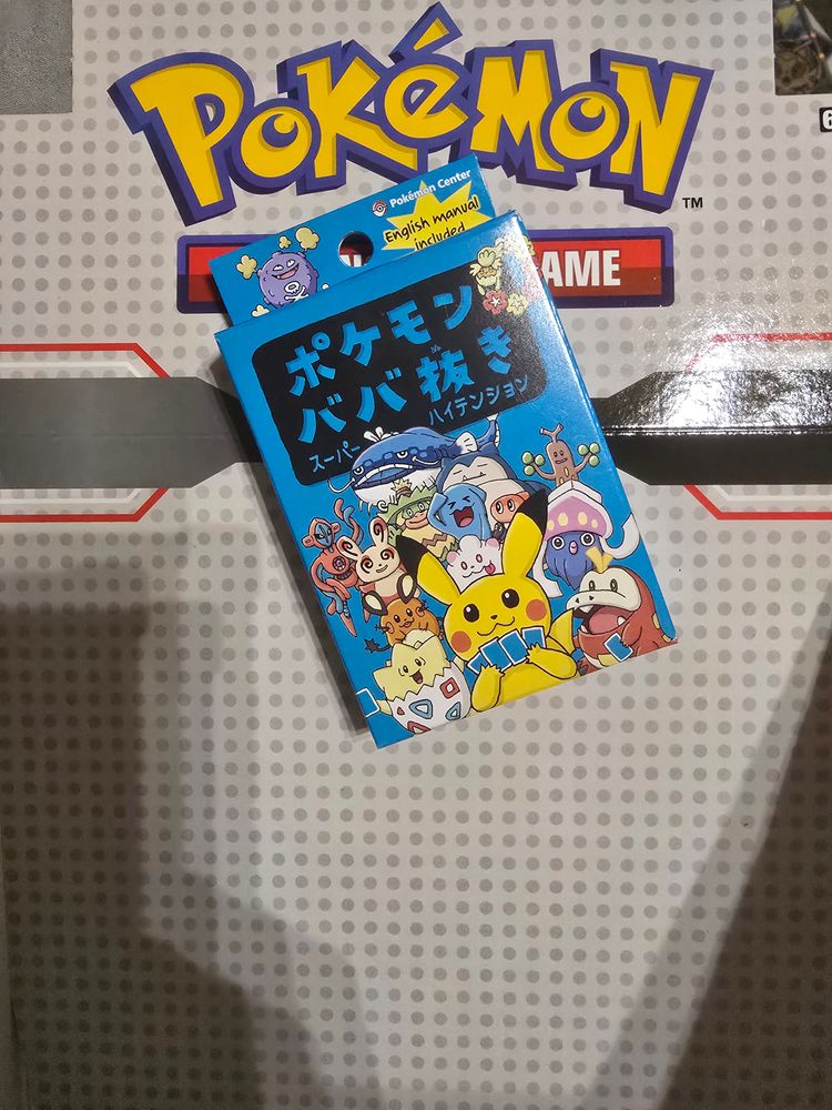 Blue Pokémon-Themed Card Game Old maid
